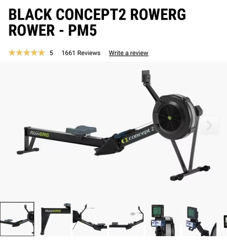 Concept2 rowerg with standard - concept2,