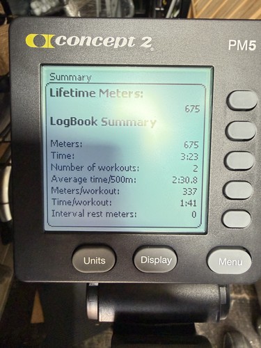 Concept2 model rowing - d,
