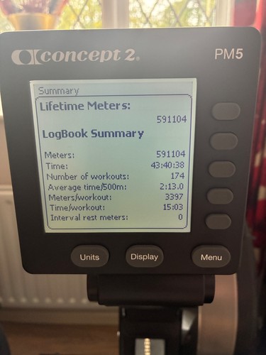 Concept2 rowerg black model - concept2, (black